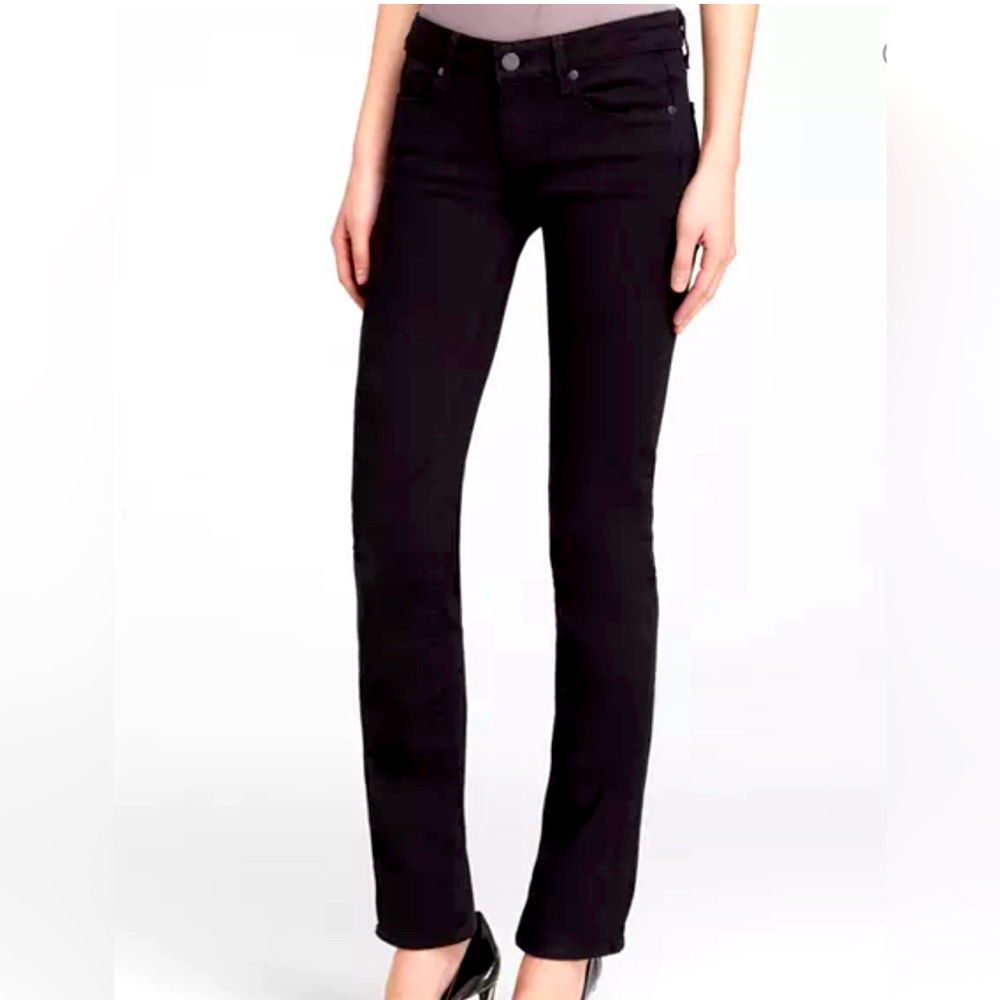 PAIGE Skyline Straight Jeans in Black